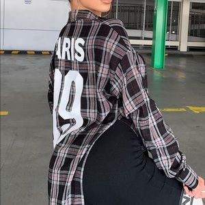 Fashion nova plaid maxi